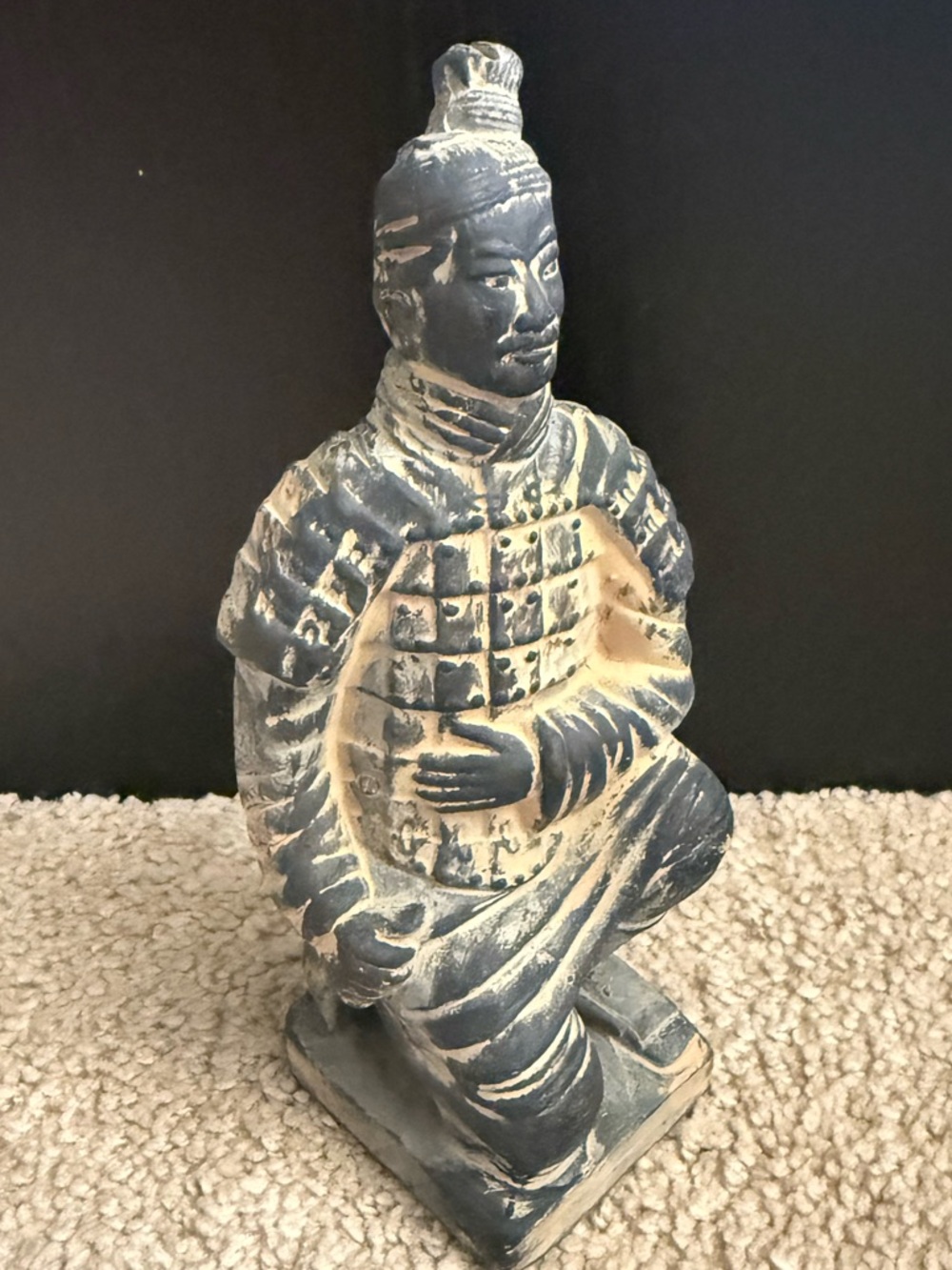 HOM Terra Cotta Archer Statue 8” Terracotta Warrior Soldier Figurine Decor - Picture 3 of 6
